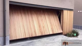 Garage door - Invisible - vertical wood