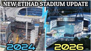 BEST STADIUM IN UK? New Etihad Stadium Expansion Update! Upper Tier Work, North Stand, Steelwork