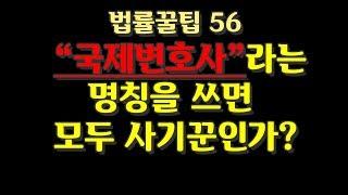 법률꿀팁56] 국제변호사, 미국변호사, 미국법자문사 이거 뭐가 다른 건가요?