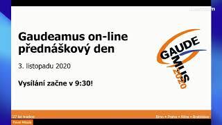 Gaudeamus přednáškový den 3.11.2020