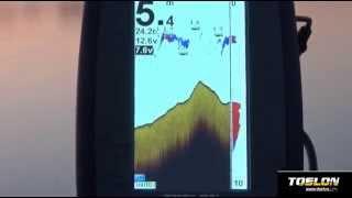 Field test of TOSLON TF500 wireless fishfinder