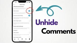 How To Unhide Comments On Instagram (2024)