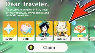 GREAT NEWS! HOW YOU CAN SAVE 26,980 PRIMOGEMS FOR XILONEN AND VENTI IN 5.5 - Genshin Impact