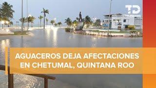 Suspenden clases en Othón P. Blanco y Bacalar tras intensas lluvias en Quintana Roo