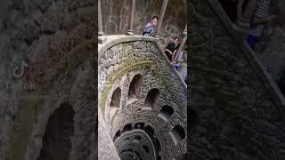 The famous initiation Well in Sintra Portugal Quinta da Regaleira  #jerseymae #portugal