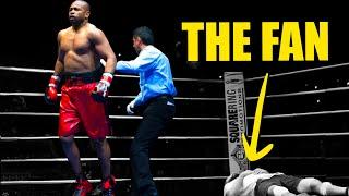 A Fan Tries To KO Roy Jones Jr For $100000