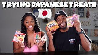 Americans tasting treats from Japan for the 1st time!! | TRY TREATS | Asia x BJ