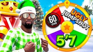 WHEEL OF WORST LEGEND BUILDS in NBA 2K25... (Bad Idea) 500,000 VC WASTED! HARDEST 2K CHALLENGE 2K25!