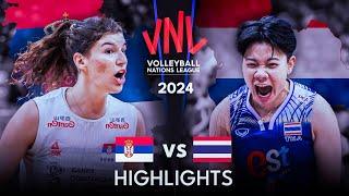  SERBIA vs THAILAND  | Highlights | Women's VNL 2024