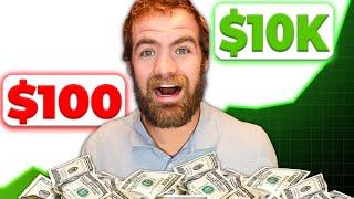 I Tried Swing Trading With $100 | Turning $100 into $10K (Small Account Challenge)