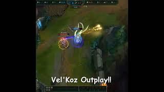 Vel'Koz outplay!(vs Akali) - League of Legends #Shorts #LoL