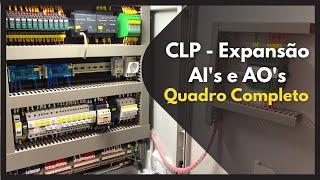 Comandos elétricos e automação com CLP - Quadro Completo