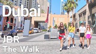 Dubai [4K] Amazing JBR, The Walk Walking Tour 