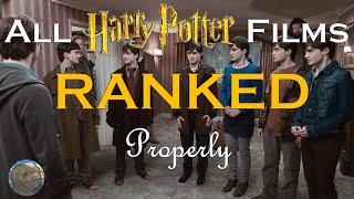 All Harry Potter Films Ranked, Properly