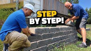 How to Build a Retaining Wall - Step by Step