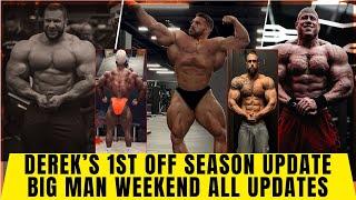 Derek's 1st off season update + Vito's peak off season + Big Man weekend all competitors updates