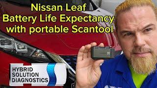 Electric car battery life expectancy using the Topdon TopScan portable automotive scantool