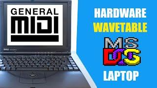 Dell Lattitude XPi - Hardware wavetable, Pentium MMX, a dream MS-DOS retro gaming laptop  | Ep 06