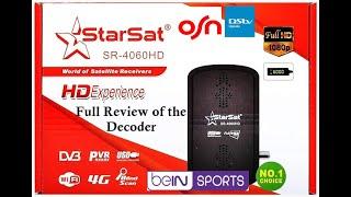 StarSat SR 4060HD Full SetBox Review - Full Review and Set Up of the Decoder