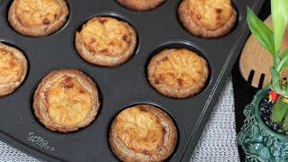 Delicious Egg Tarts using Flaky Puff Pastry