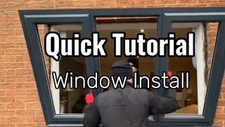 How to install uPVC Window - (Quick tutorial)