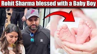 Rohit Sharma & Ritika Sajdeh blessed with a Baby Boy