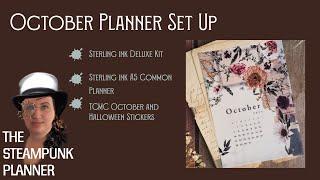 The Steampunk Planner: October Sterling Ink and TCMC Set Up