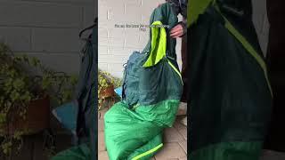 How I pack my backpacking bag for a night in the Arizona desert  #shorts #campinggear #packeithme