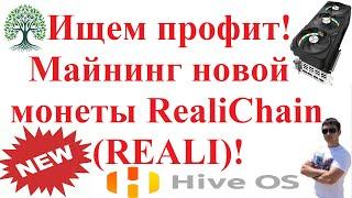 Ищем профит! Майнинг новой монеты RealiChain (REALI)!