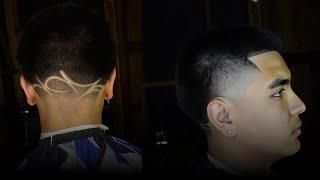 High Taper buzz cut tutorial (with freestyle design)