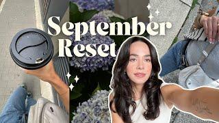 SEPTEMBER MONTHLY RESET  budgeting, books, and goals