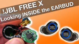 Looking inside a JBL FREE X earbud (with the no audio issue)