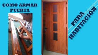 HOW TO MAKE ALUMINUM DOOR FOR ROOM – ELEGANT AND EASY AS A WOODEN DOOR.