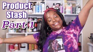 My Natural Hair Product Stash! Part 1 | Type 4 Natural Hair