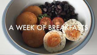 일주일 아침식단 건강레시피 | WHAT I EAT IN A WEEK | breakfast edition | EASY & HEALTHY RECIPES