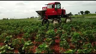 Boom sprayer Self propelled Darsh Palesse launched in India by Erisha Agritech in Telangana India.