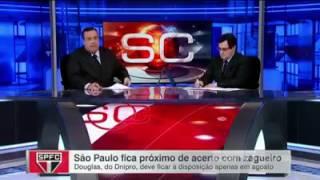 Milton Caraglio - Amigão cai na risada ao falar o nome do possível atacante do SPFC