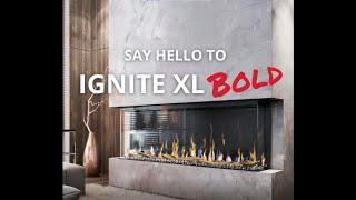 The IgniteXL Bold Linear Electric Fireplace by Dimplex