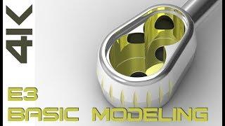 E3 Creo Parametric 4.0  - Basic Modeling 3 Tutorial