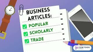 Business Articles: Popular, Scholarly, Trade