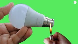 LED bulb repair with Lighter....