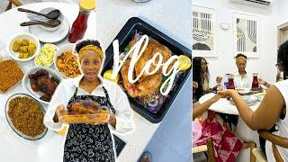 VLOG: I HOSTED FRIENDS FOR THE FIRST TIME AND THIS HAPPENED!!!  COOKING, SHOPPING, HOSTING...etc