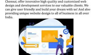 Web Designing Company Chennai India