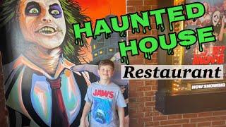 THE HAUNTED HOUSE RESTAURANT!  Horror Movie themed restaurant in Cleveland!