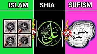 Sunni vs Shia vs Sufism Comparison - Sects Comparison