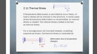 Introduction to Thermal Stress