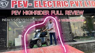 PEV HIGHRIDER FULL REVIEW | PEV ELECTRIC SCOOTER #electricscooter #pevelectric