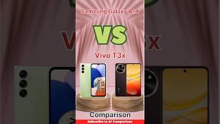 Samsung Galaxy A14 vs vivo T3x #comparison #comparetech #compare #superphone #notchdisplay