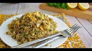 Blanche's Couscous with figs, feta, and almonds!  Feast in the Middle East:Episode 11