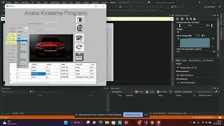 C# Acess tabanlı araba kiralama programı çalıştırma.